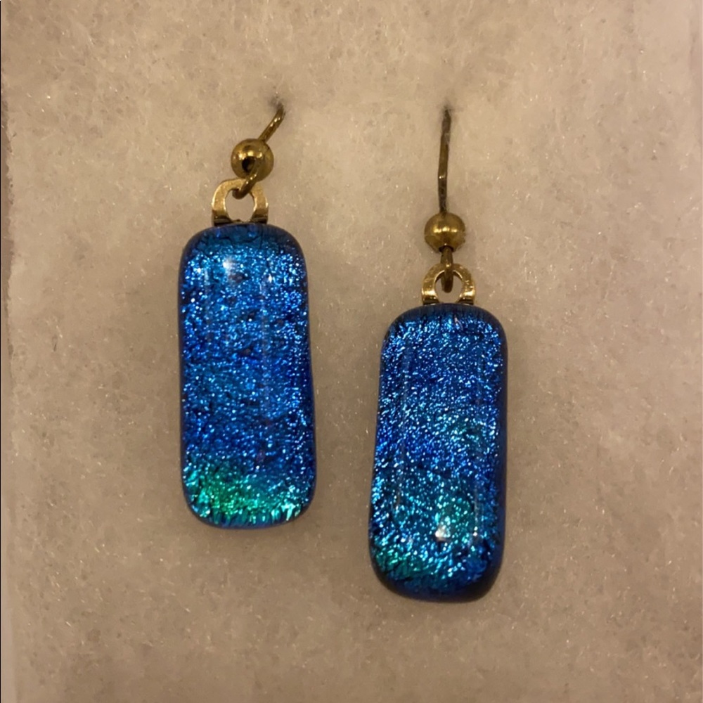 Glass earrings
